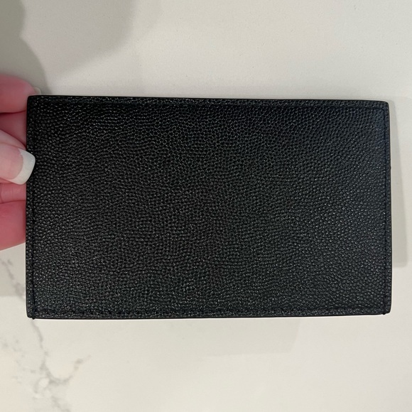 Ysl Saint Laurent Uptown Leather Card Holder Case Wallet insert Pristine - Picture 2 of 9